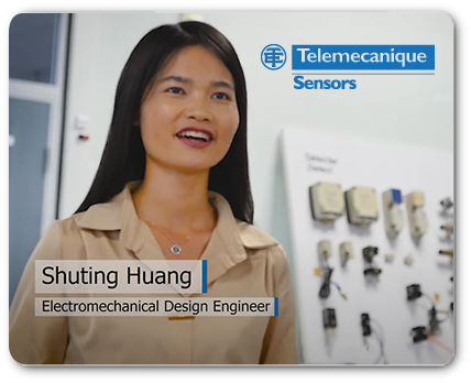 New “People of Telemecanique Sensors” video: Shuting Huang!
