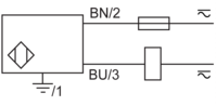  Telemecanique XS618B1NAL2 Sensor de proximidad inductivo de la  serie universal, multifunción, barril de metal de 0.709 in, cableado de 2  hilos Ac/Dc, entrada Pnp, sin salida, cable eléctrico 2-M : Industrial
